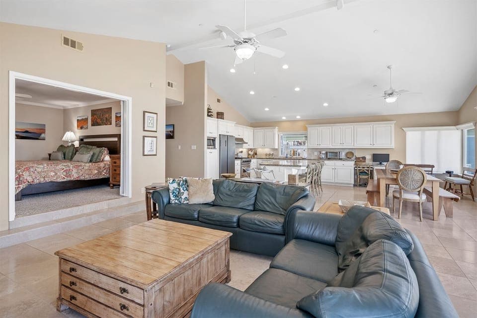 Beautifully organized open floor plan