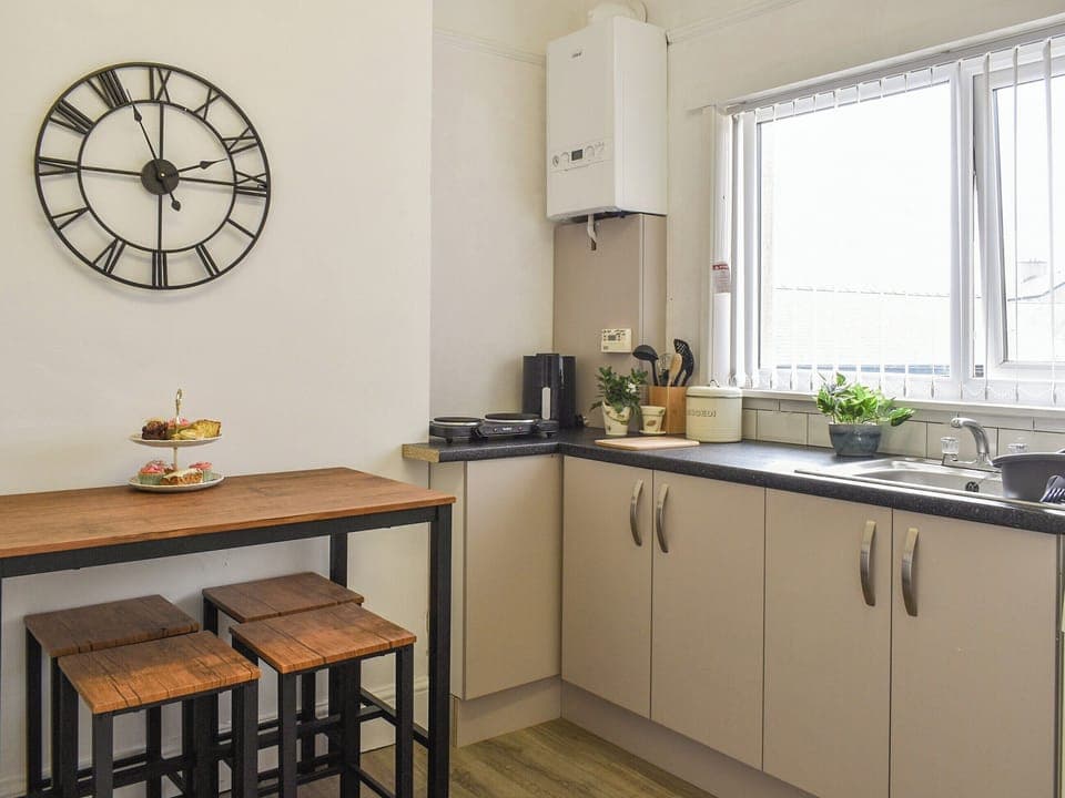 Kitchen/diner | Britannic Chambers Apartment, Blaenau Ffestiniog