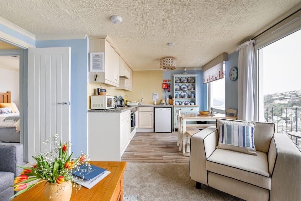 Fully fitted kitchen,  and open plan dining & living room 