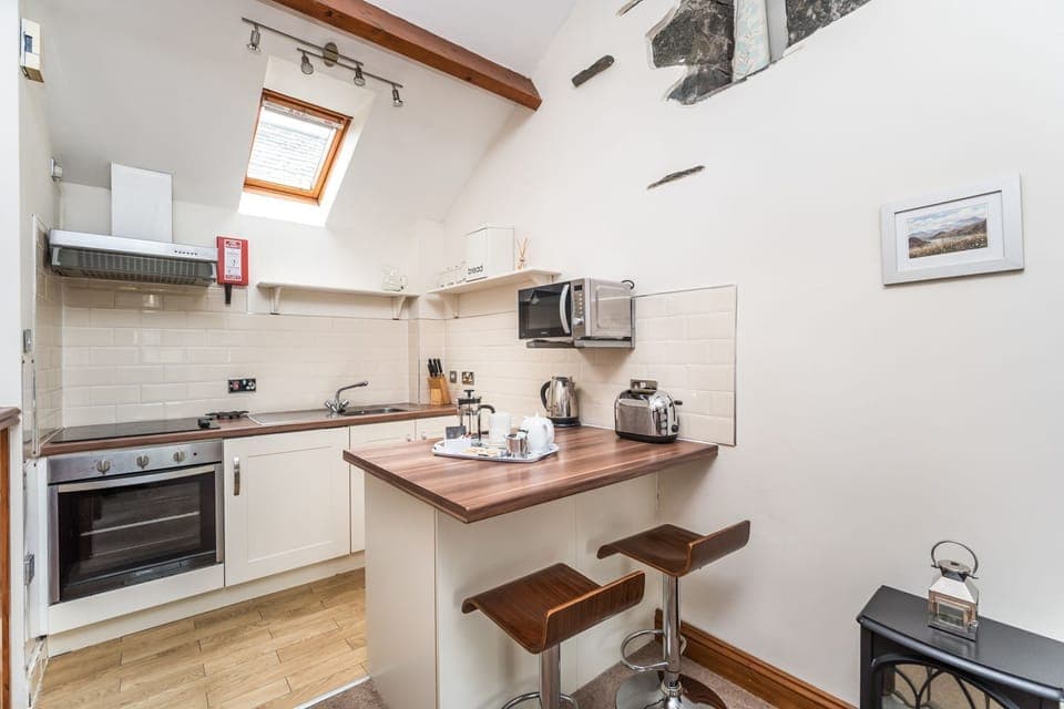 Tithe Cottage also benefits from private parking in central Keswick
