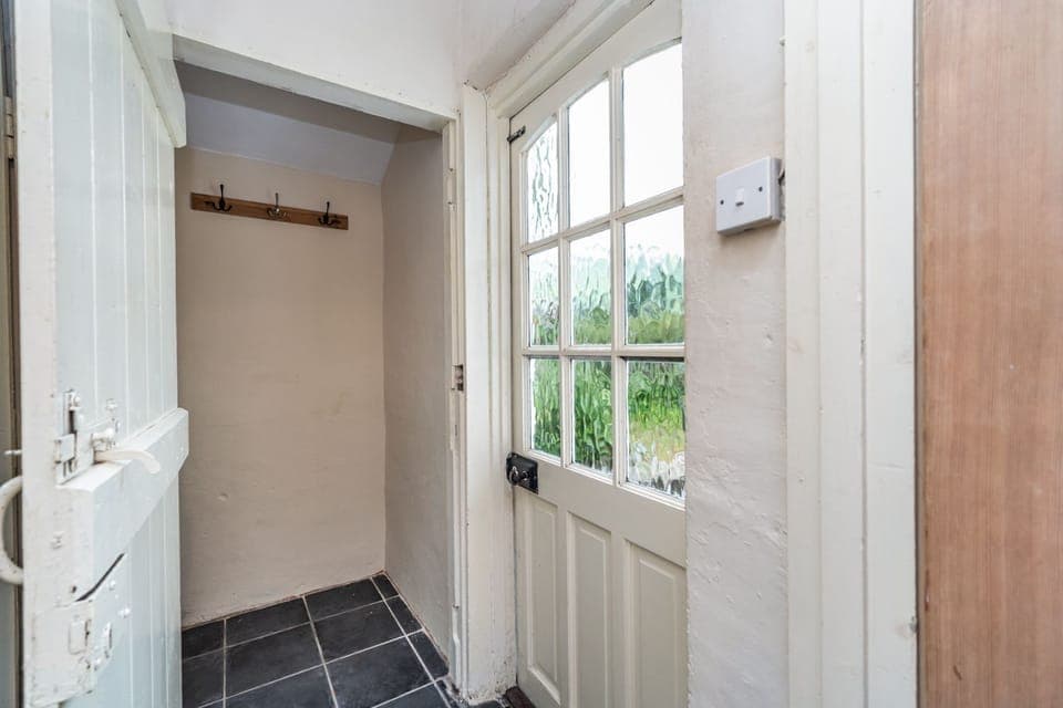 There is also plenty of space for coats and boots