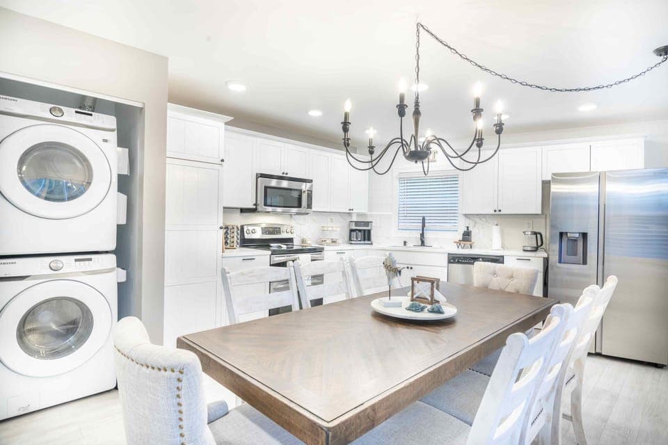 Dining table that seats 8