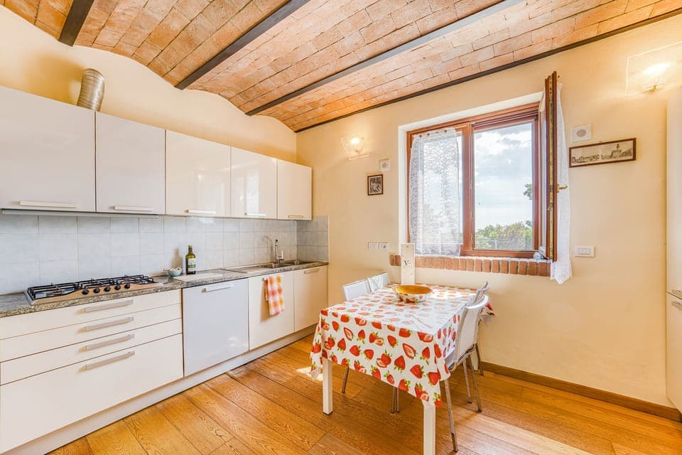 Kitchen and dining area