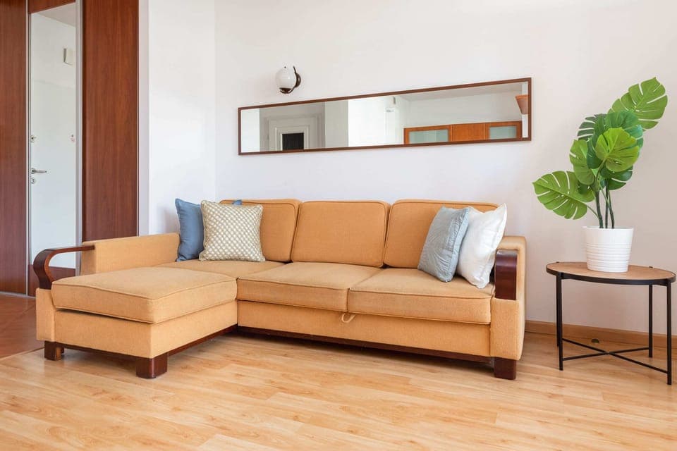 Functional furniture in the apartment. 