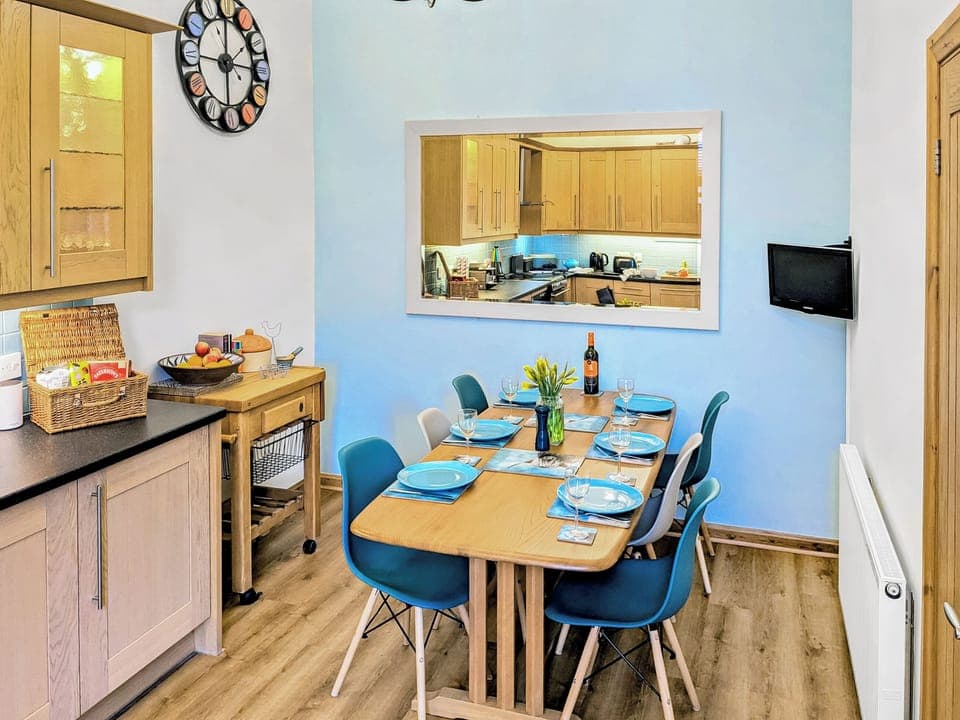 Dining Area | Saddlers Cottage, Melrose