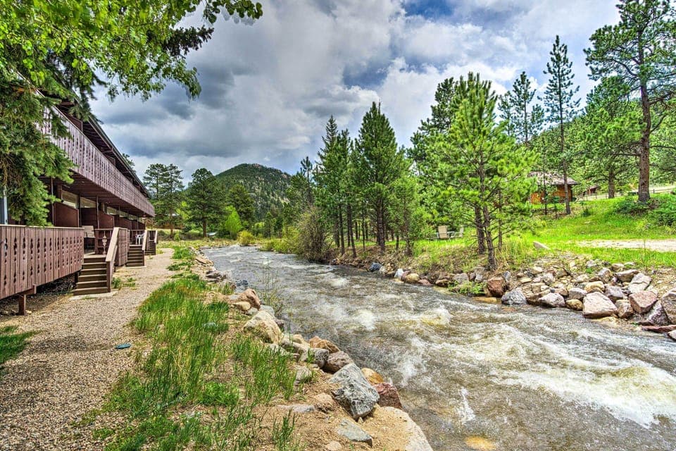 Estes Park Vacation Rental | 2BR | 2BA | Stairs Required | 1,080 Sq Ft