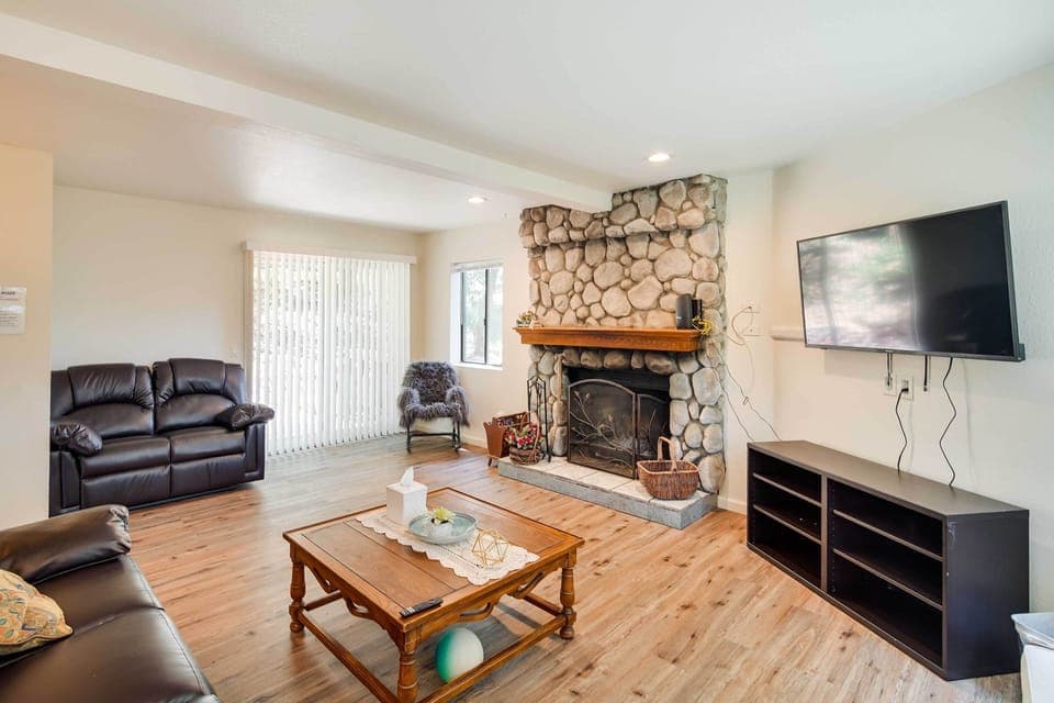 Crestline Vacation Rental | 3BR | 1.5BA | Stairs Required | 1,400 Sq Ft