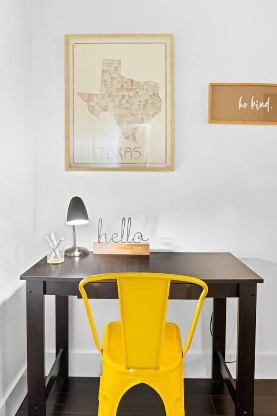 Office Desk in hallway