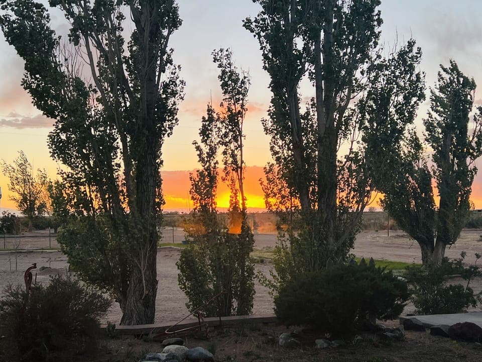 Colorado Sunset-View from the front door. 