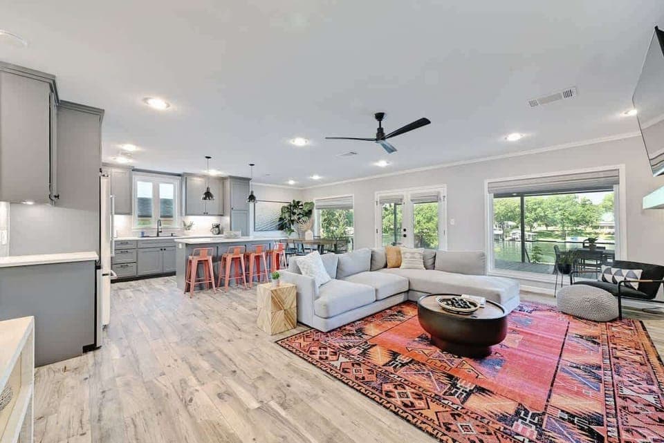 The open floor layout is perfect for entertaining!