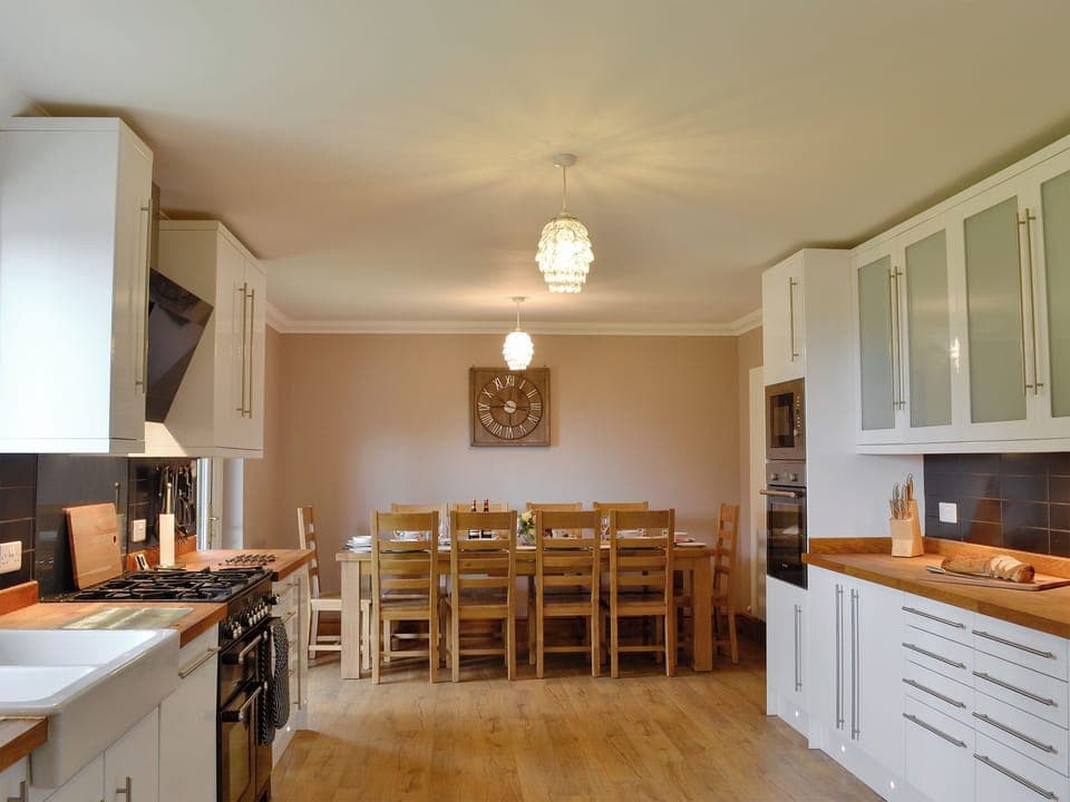 Wonderful kitchen/ dining room | Chestnut Lodge, Portpatrick