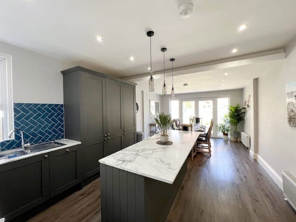 Modern kitchen and dining