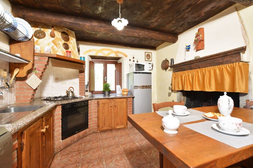 The tipical  kitchen