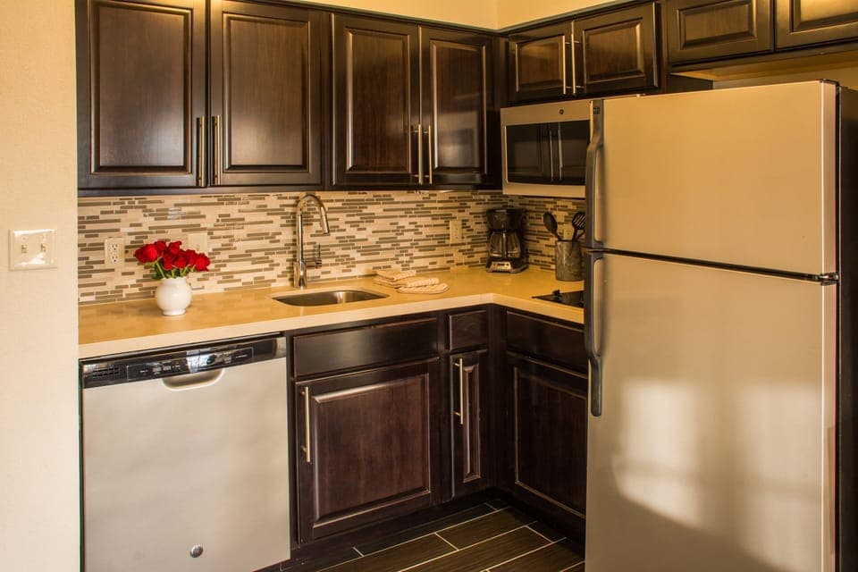 Make a quick meal in your kitchen.