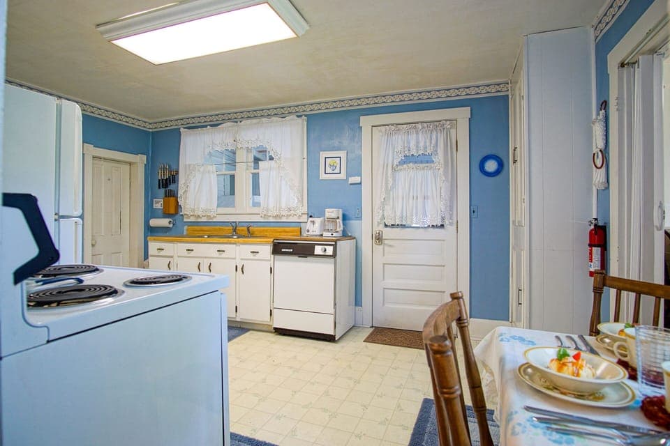 Kitchen space that highlights the home's historic roots and timeless appeal.