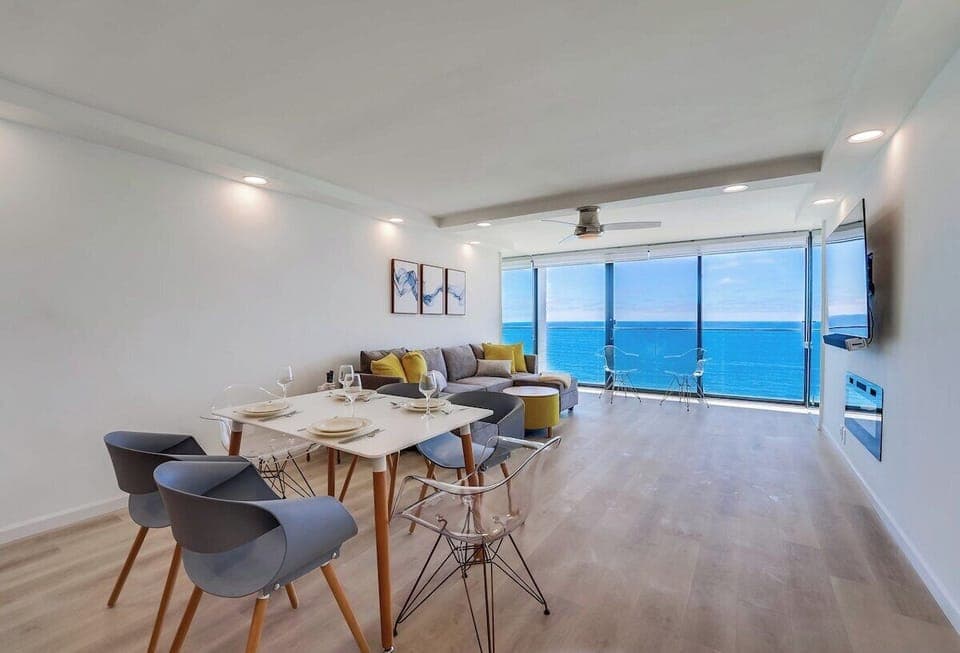 Dining and living room