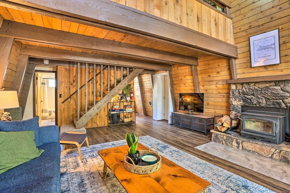 Big Bear Lake Vacation Rental | 2BR | 2BA | Stairs Required | 1,380 Sq Ft