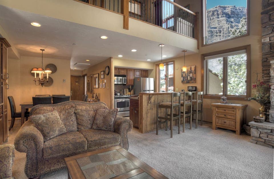 Loft Overlooks Living Area