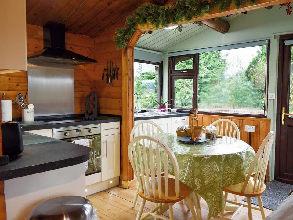 Open plan living space | Trawsfynydd Cabin, Bron Aber, near Trawsfynydd