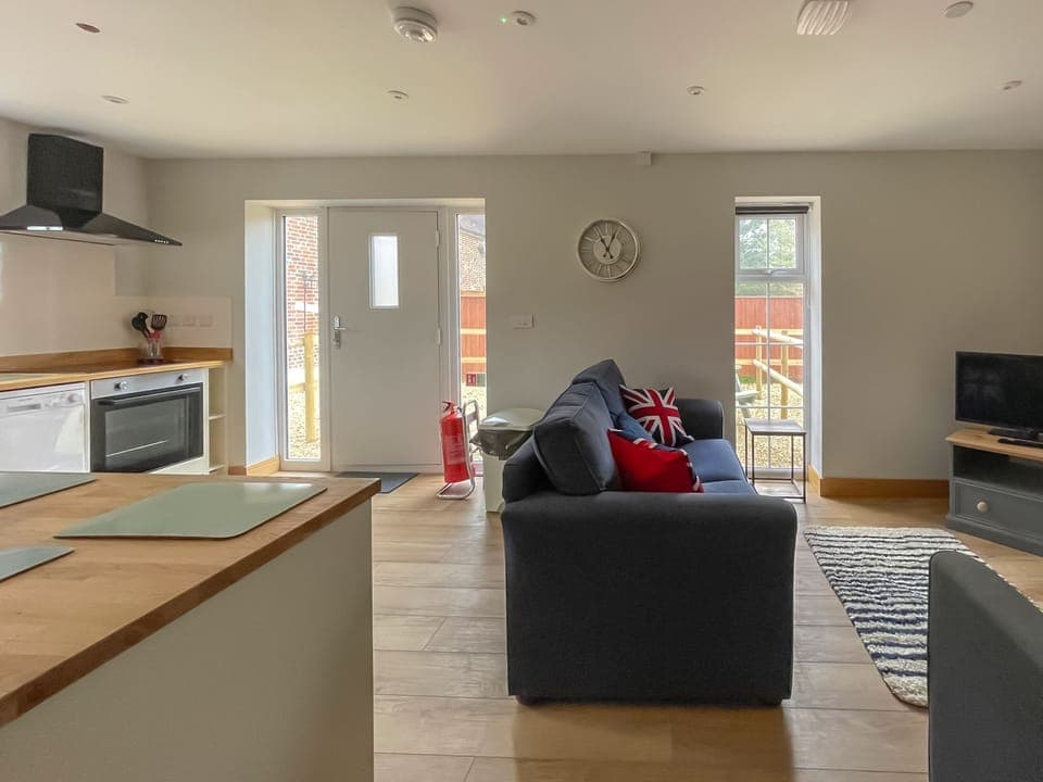 Open plan living space | Hambledon Cottage Holidays - The Firs - Hambledon Cottages Holidays, Child Okeford, near Blandford Forum