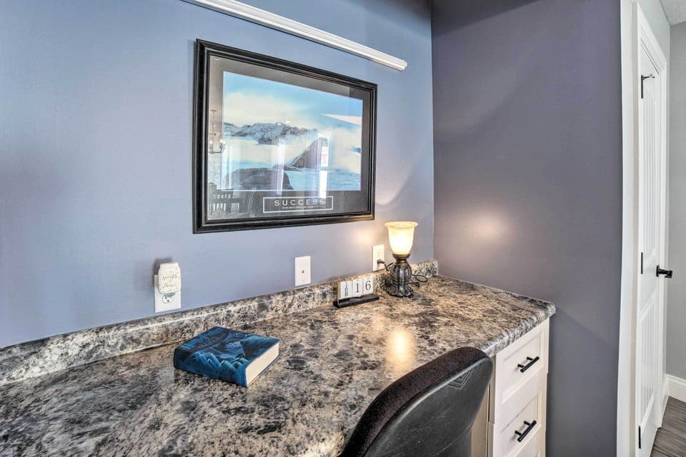 Desk Work Area | Free WiFi | Books | Board Games