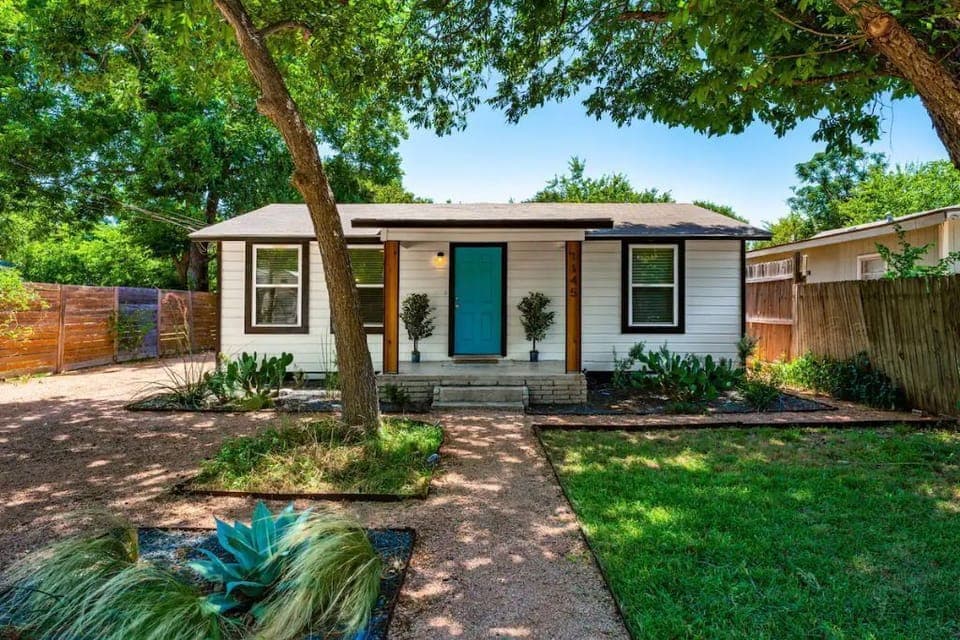 The front of the house