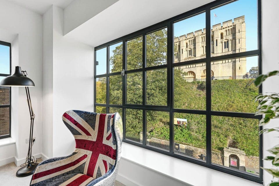 Make yourself at home with Norwich Castle right outside your window.