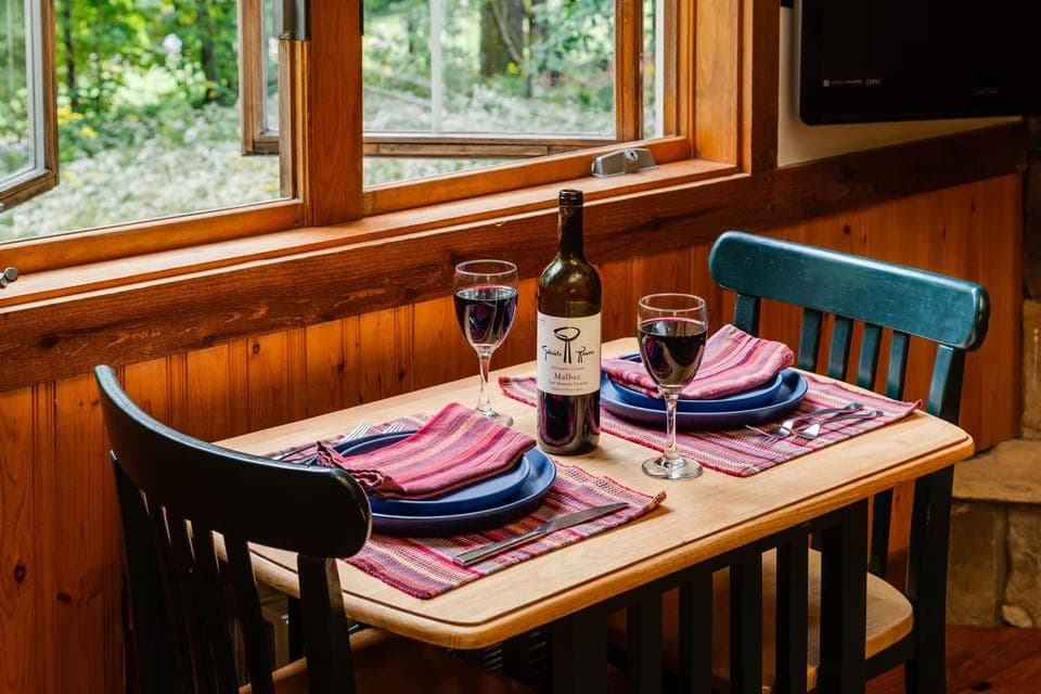 Table set for two