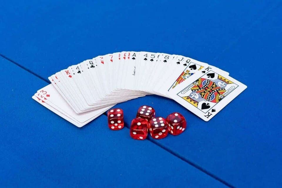 Cards and Chips provided