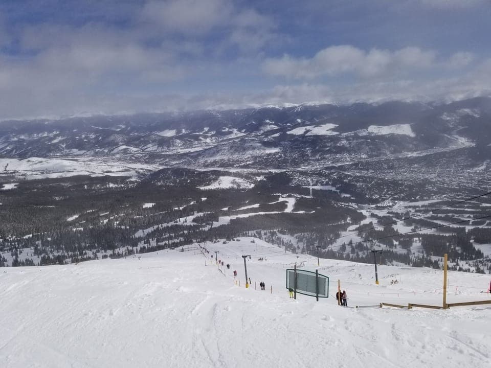 Breck Peak 8 - highest lift served skiing in North America