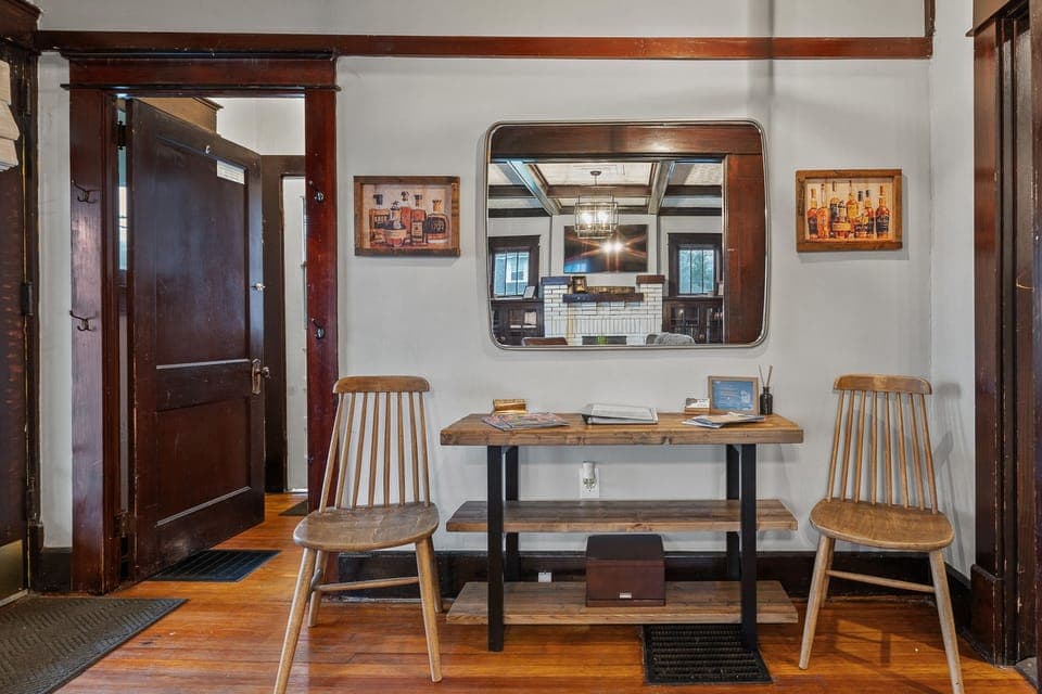 Foyer that leads to our first floor Kitchen, Living Room, & the staircase to the Second-Floor. 