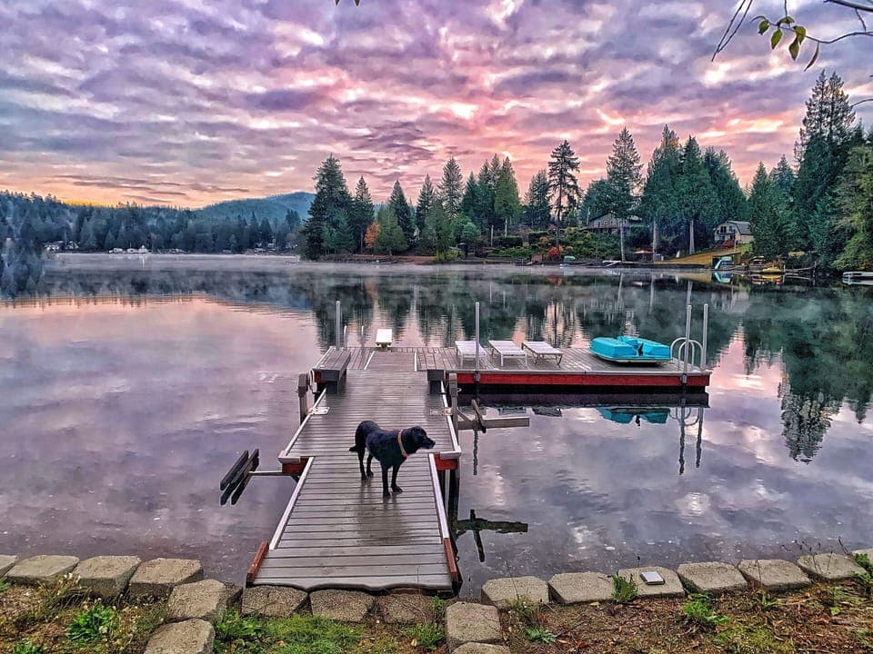 Your dock (sometimes~ rarely~ shared  with the neighbors next door)