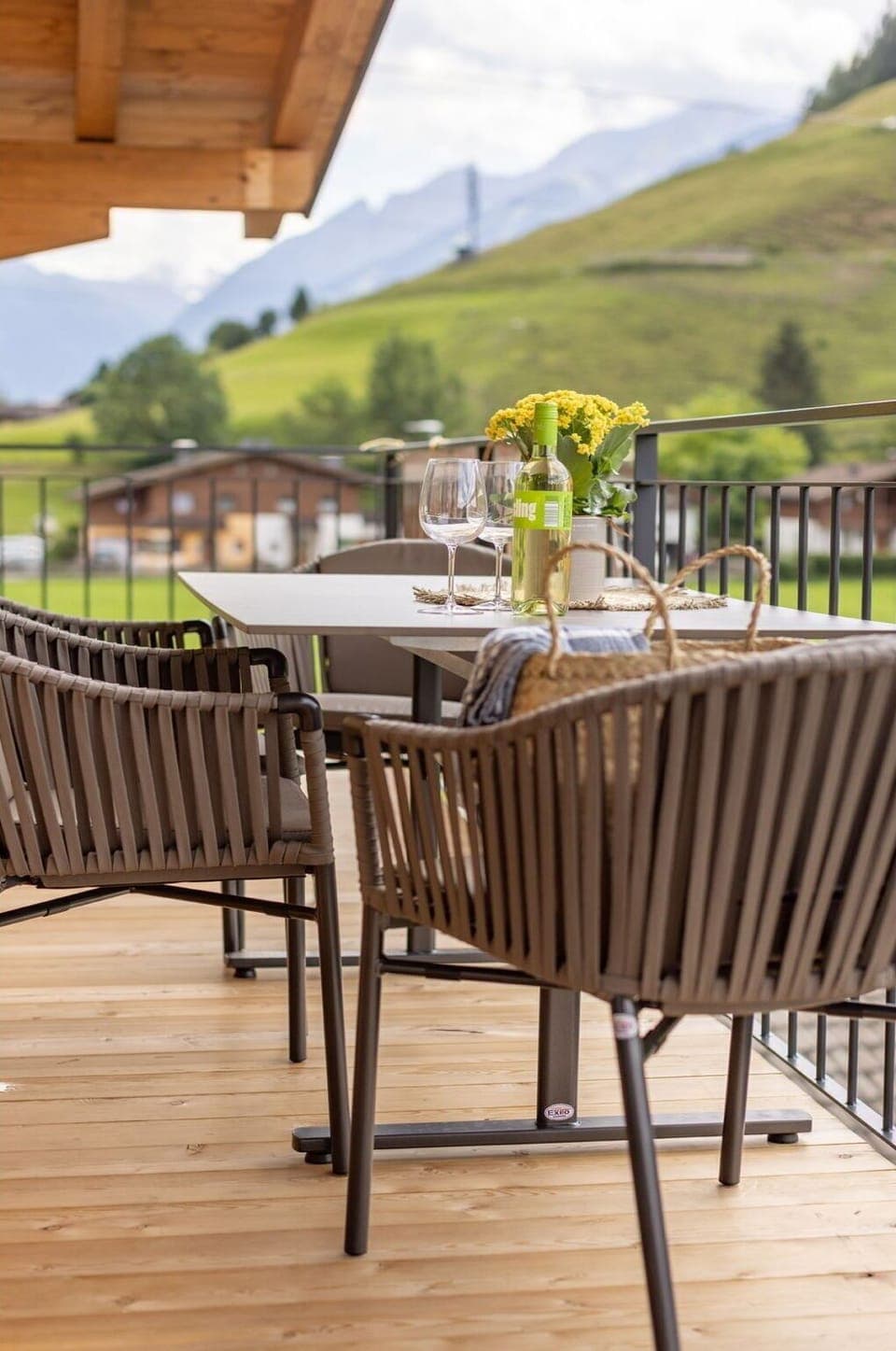 Table, Plant, Furniture, Property, Flower, Sky, Wood, Outdoor Furniture, Outdoor Table, Chair