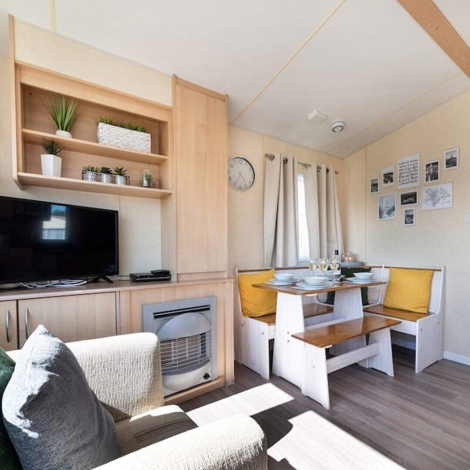 Living space and dining space