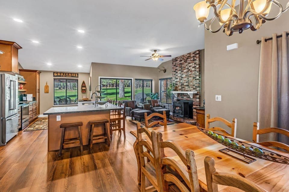 Open living vacation home