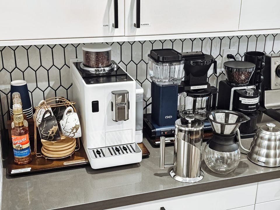 We have 4 Different Methods of brewing Coffee! 