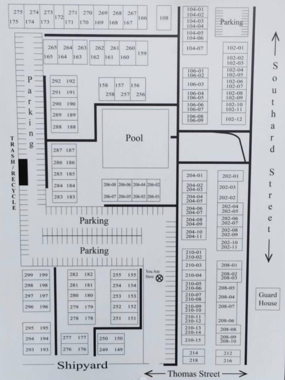 Shipyard map.