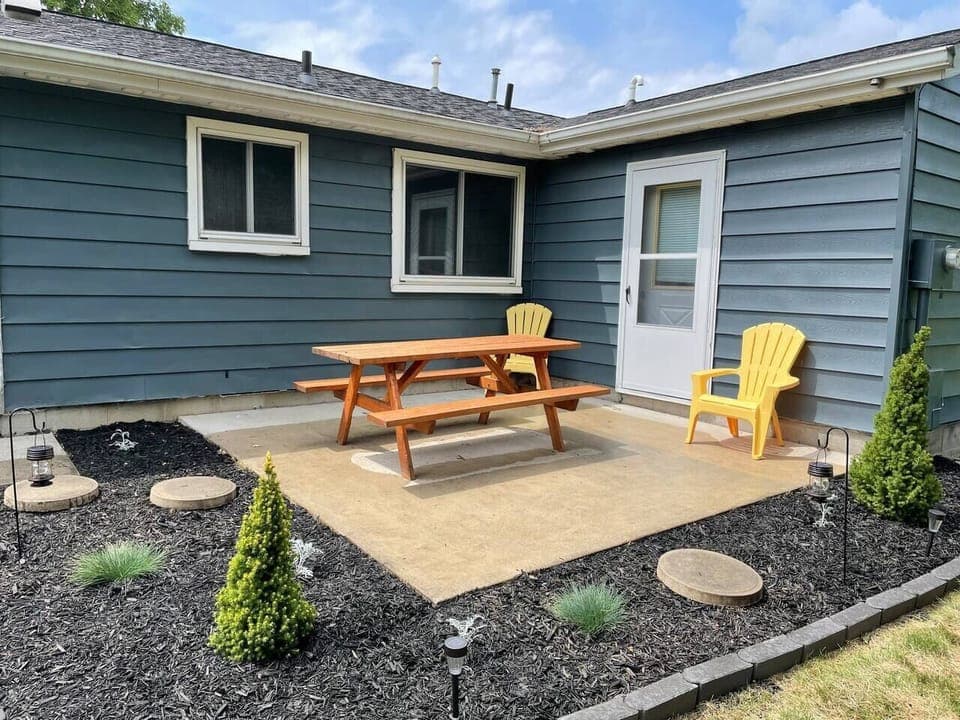 Private patio