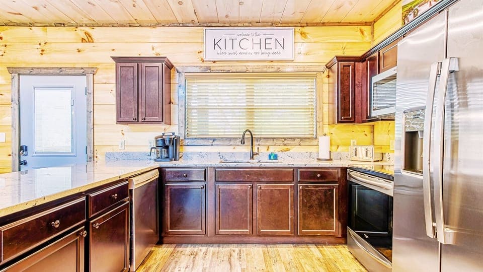 Enter into each home to find our open fully equipped kitchen.