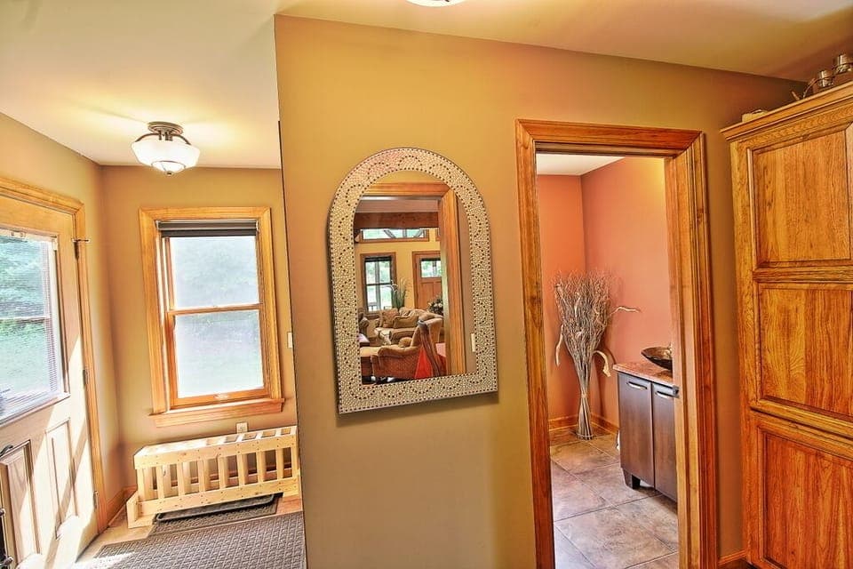 Hallway and half bath