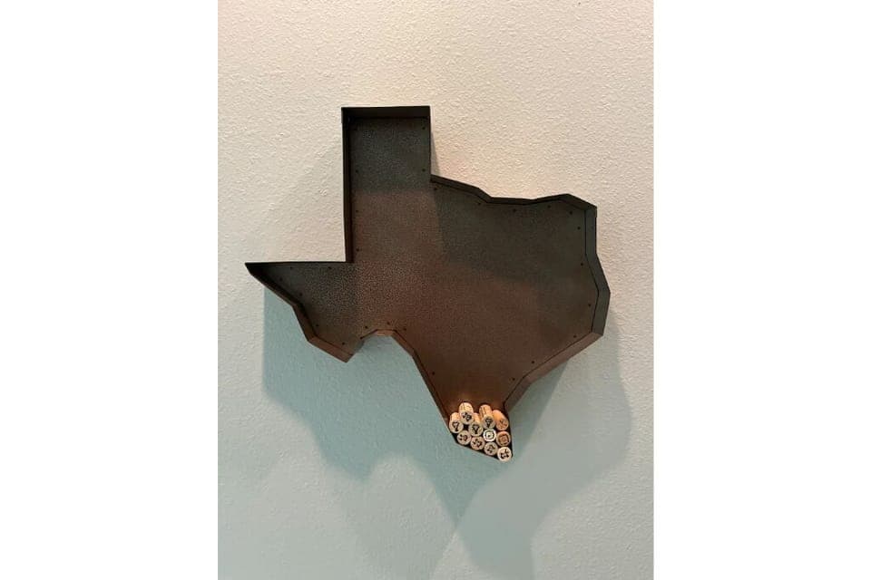 Add your own Texas wine corks 