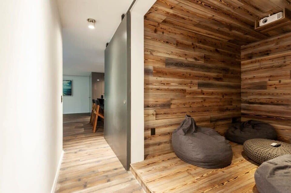 Comfy space to watch movies