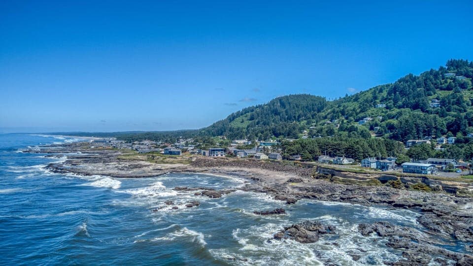 Aerial View of the ocean