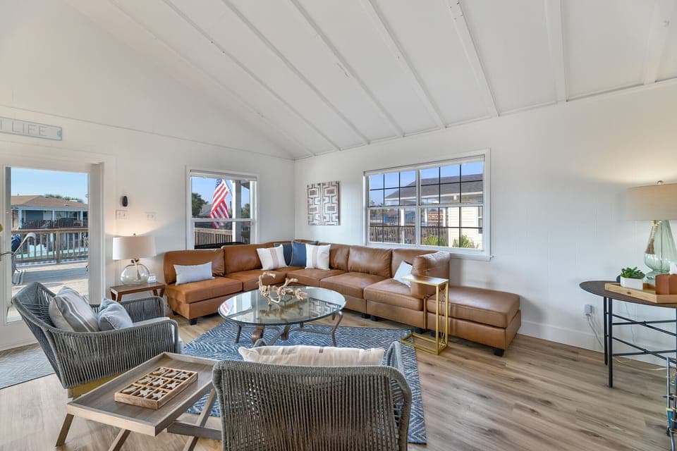 Big open floor plan for get-togethers with family.