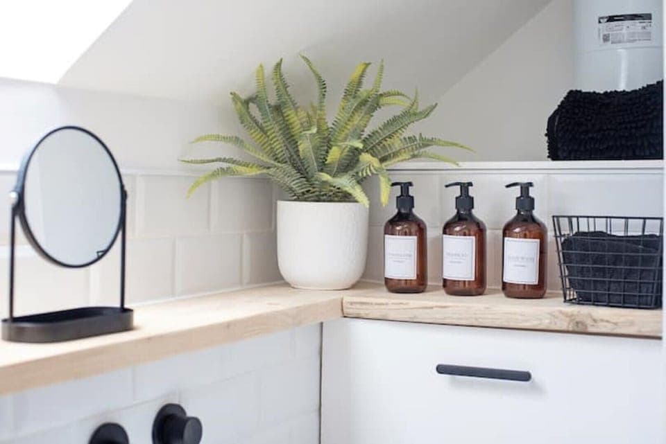 Shampoo, conditioner and body wash supplied