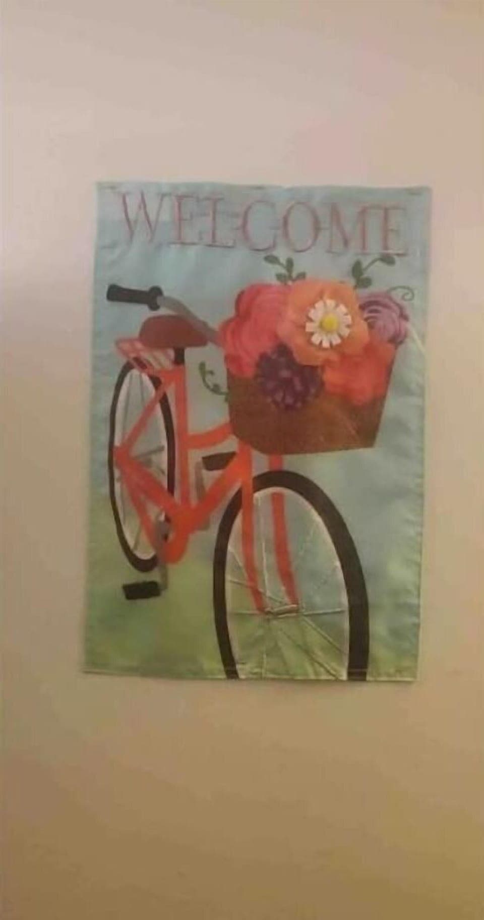Bicycle and sunflowers theme