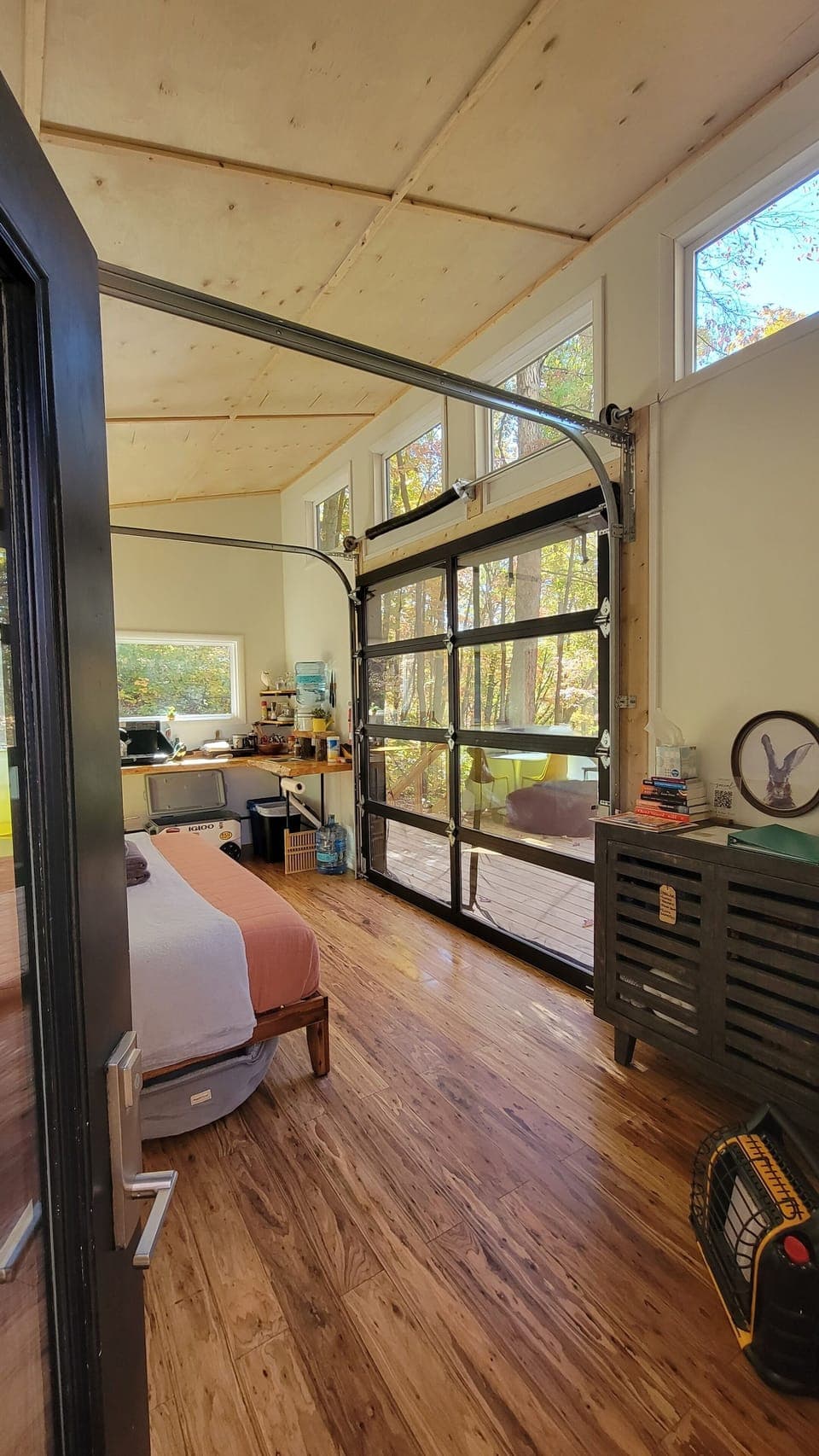 Inside the cabin! We're sure to have everything you need for an enjoyable stay