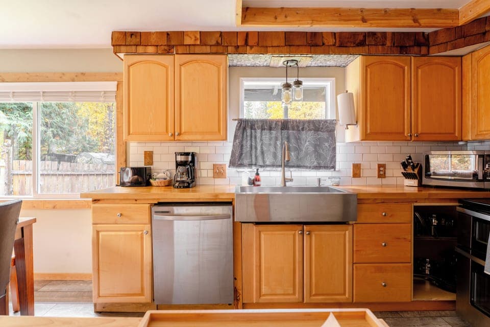 Spacious kitchen with anything you'd need