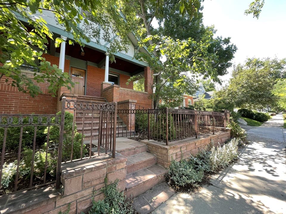 Front of duplex home