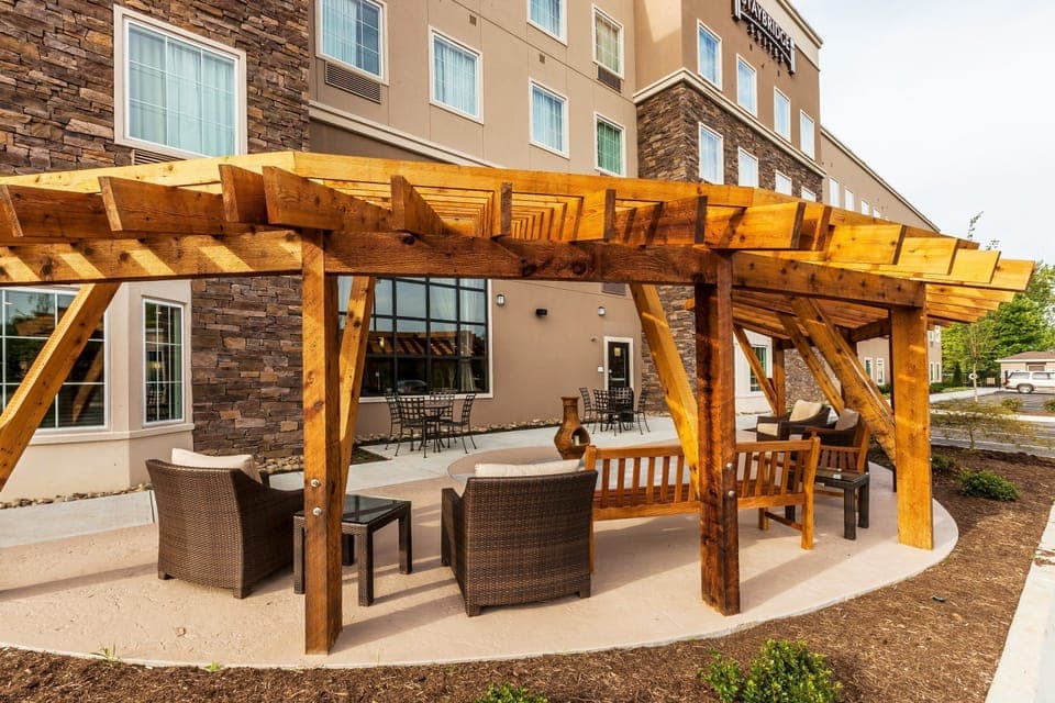 Chat with friends and family outside.